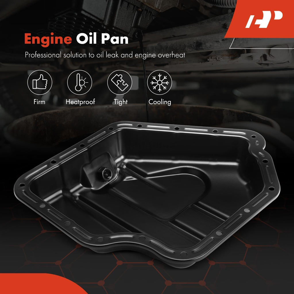A-Premium Lower Engine Oil Pan Sump with Drain Plug