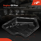 A-Premium Lower Engine Oil Pan Sump with Drain Plug