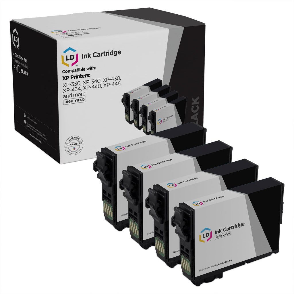 Products Compatible Ink Replacement for Epson T288XL120 (Black, 4-Pk)