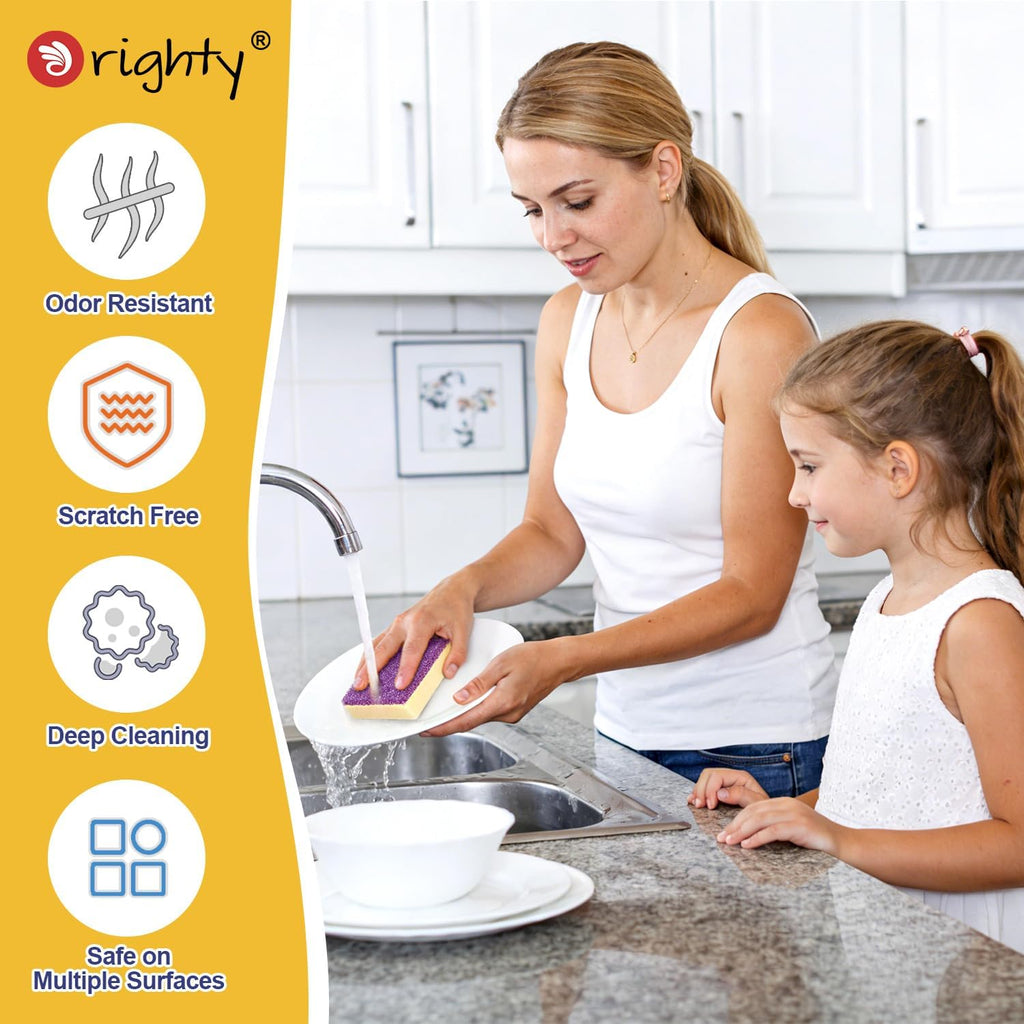 Dish Sponges, Temperature-Responsive Kitchen Sponges 6 Pack