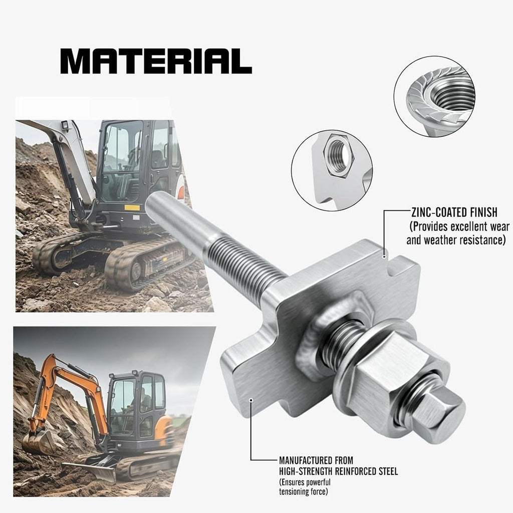 Fafeicy Mini Excavator Track Tensioner Assembly, 1 Ton