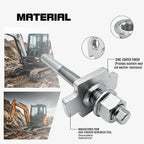 Fafeicy Mini Excavator Track Tensioner Assembly, 1 Ton