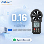 Elitech ANE-200W HVAC Anemometer, Air Flow & Temp Meter with Bluetooth