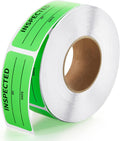 600 Pcs Quality Control Inventory Labels 1 X 2.25 Inch, Green