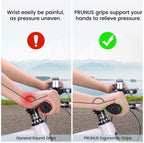PRUNUS No-Slip Soft Rubber Bike Handlebar Grips Universal for Bicyble