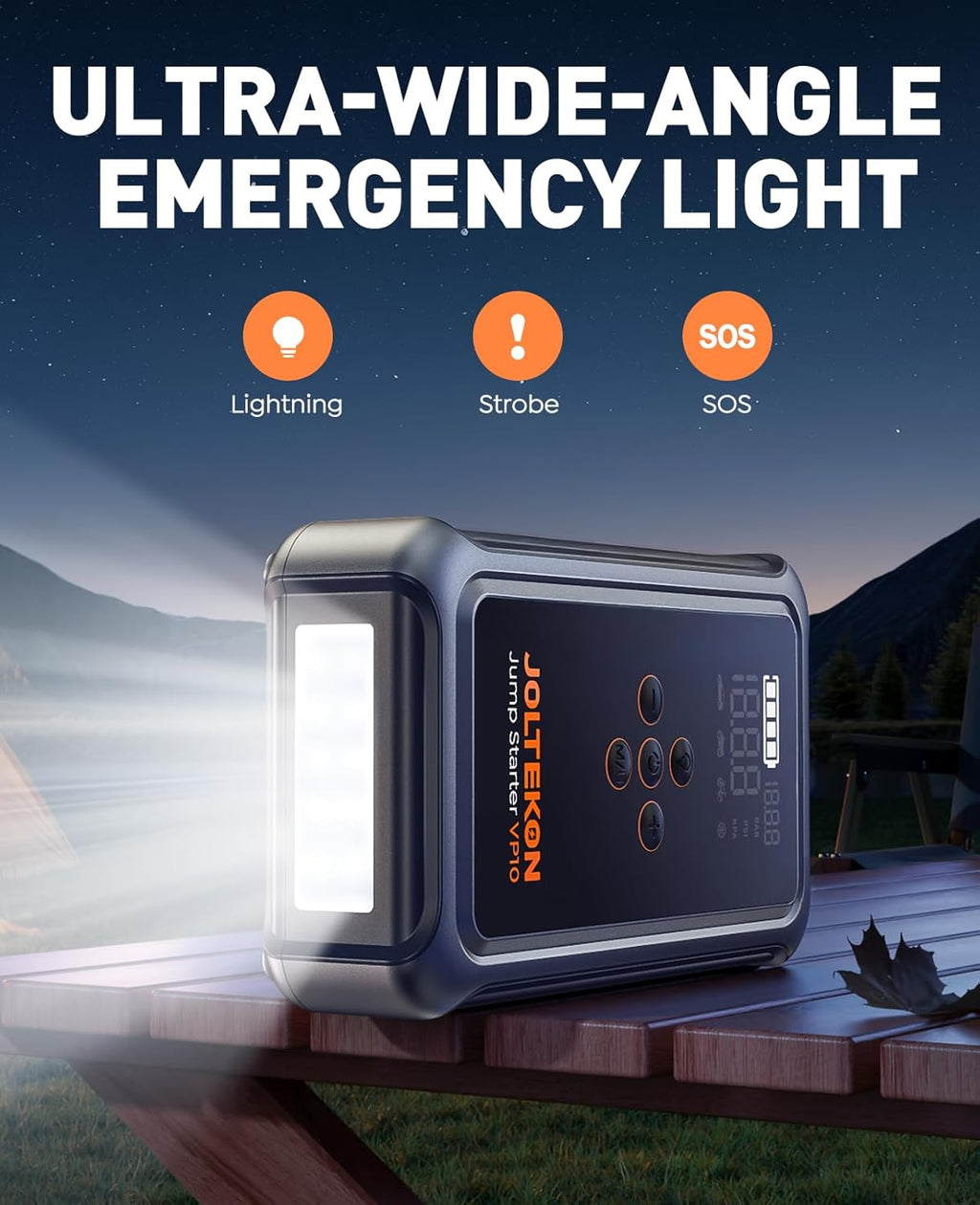 Jump Starter with Air Compressor, 5000A Portable Car Battery Jumper Starter(All Gas/10L Diesel) with 150PSI