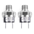 CNWZYMX 150-175 PSI Air Pressure Switch 1/4 NPT Thread, Silver 2PCS
