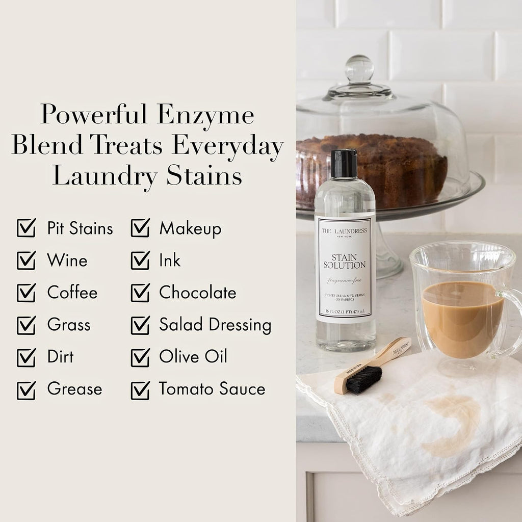 Stain Solution, Fragrance-Free Laundry Stain Remover 16 Fl Oz