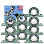 PGN UCP212-38 (10 Pack) Pillow Block Bearing - 2 3/8" Bore Self-Aligning
