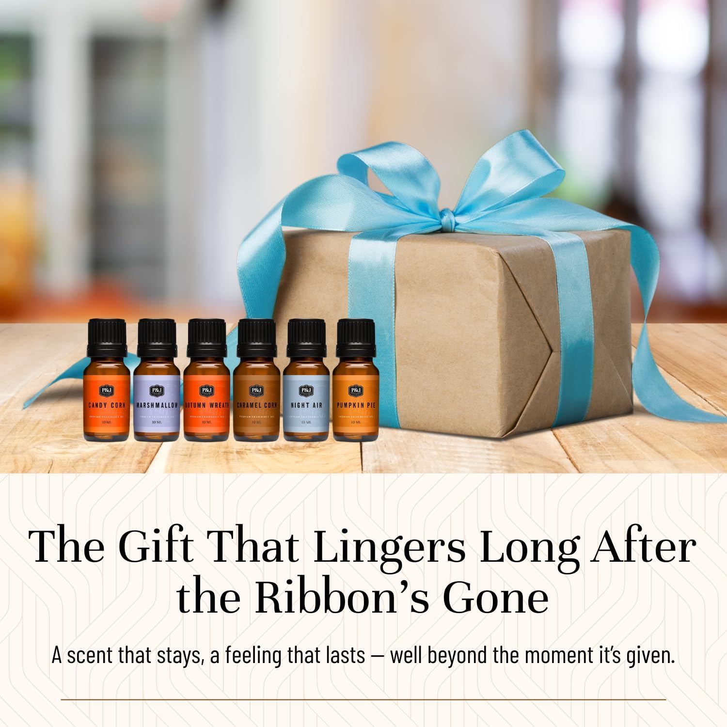 P&J Fragrance Oil Autumn Set | Brown Sugar, Apple, Harvest Spice, Vanilla, Forest Pine, and Snickerdoodle Candle