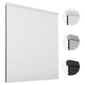 Cordless Blackout Cellular Shades, 35" W x 64" H, White