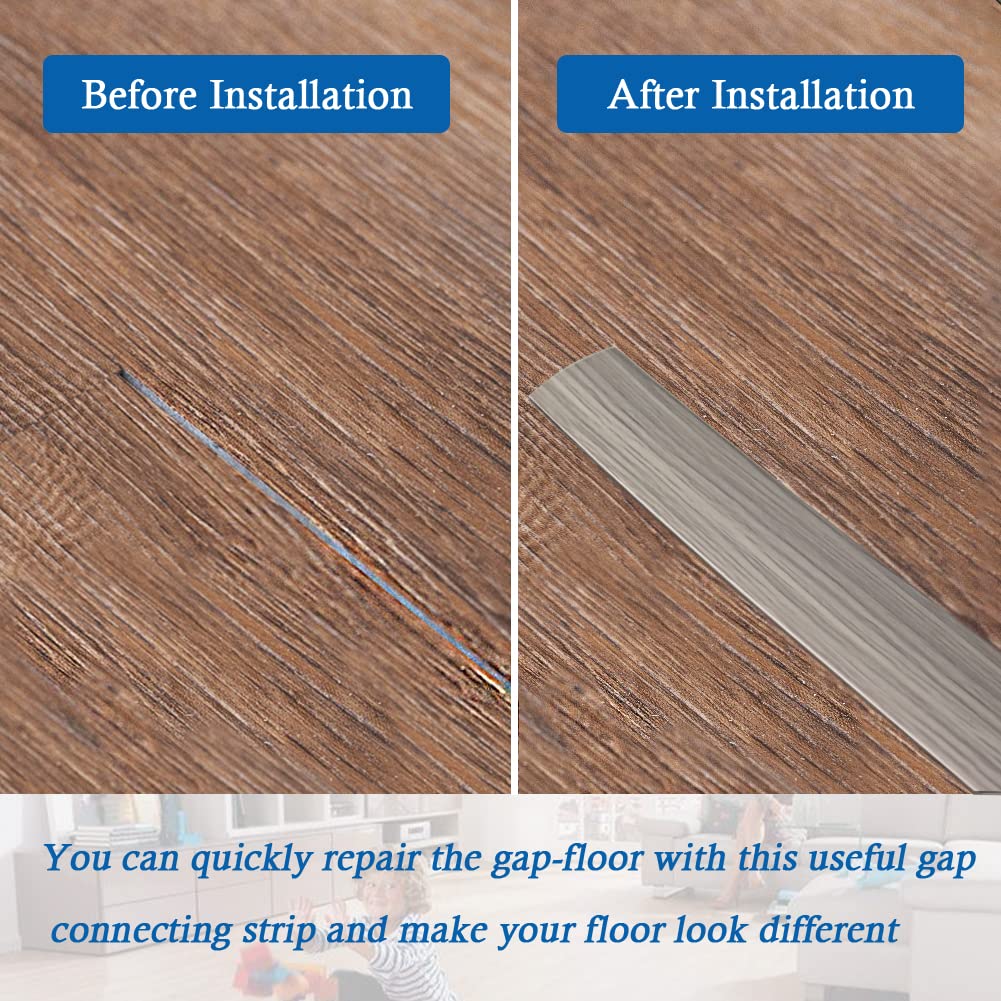 Vinyl Floor Transition Strip Self Adhesive Threshold Strip 2" W