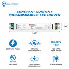 2 Pack - 30 Watt Replacement for OTi30/120-277/1A0 DIM-1 L- Dimmable Constant Current Programmable Linear LED Driver
