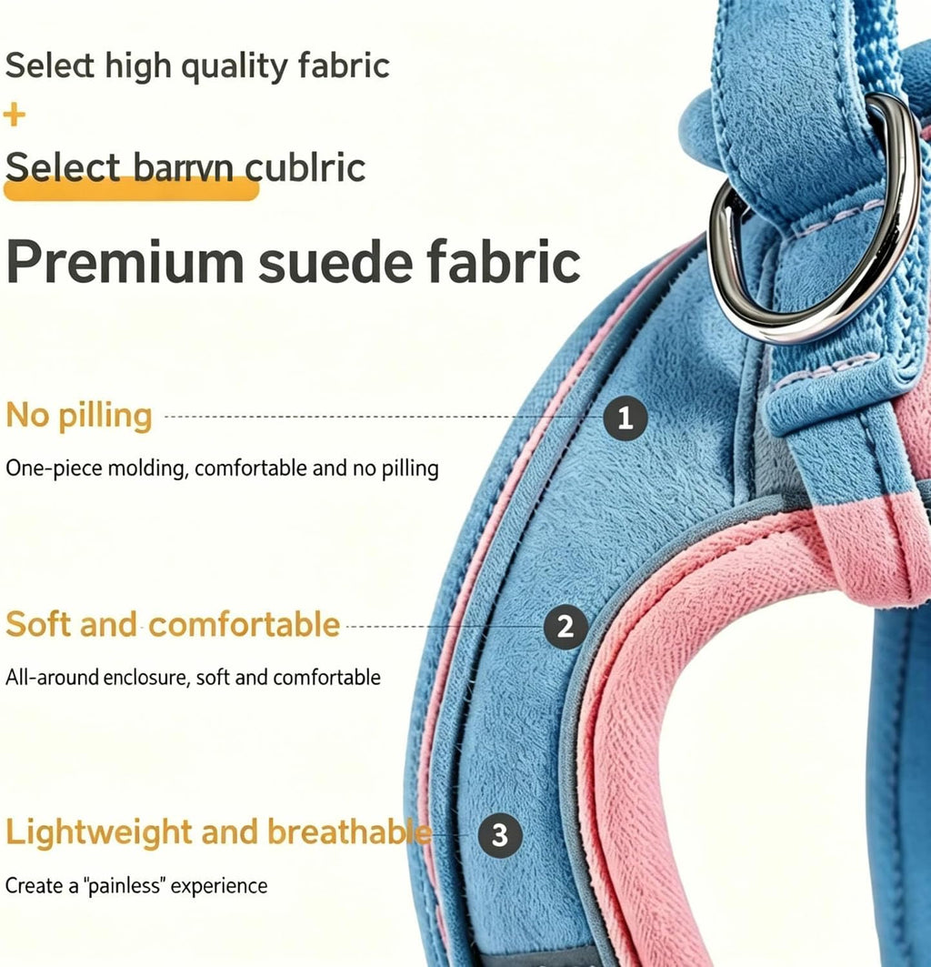 Escape Proof Cat Harness and Leash, Cat Collars, Harnesses & Leashes, Escape-Proof Cat Harness Set, Adjustable