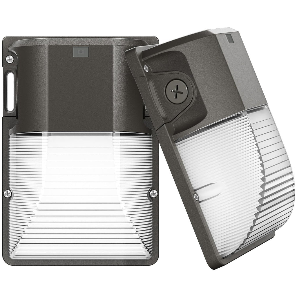 30W LED Wall Pack Light, 5000K 3600LM, Dusk to Dawn Sensor, 2 Pack