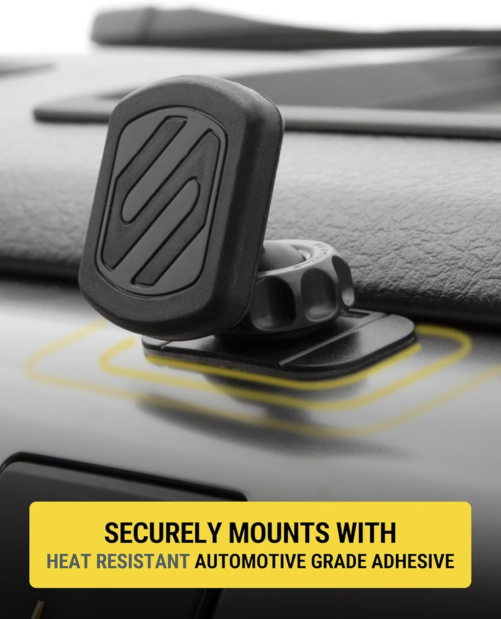 MXDM Magnetic Phone Holders for Your Car, Dashboard Cell Phone Holder with Extra Strong Magnet and Thick Metal Plate