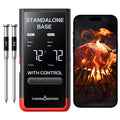WiFi Wireless Meat Thermometer, 2 Probes, Smart Base, 6 Sensors