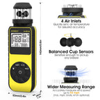 Handheld Anemometer Wind Cup 93MPH, AIOMEST 881M Air Flow Speed Meter Gauge