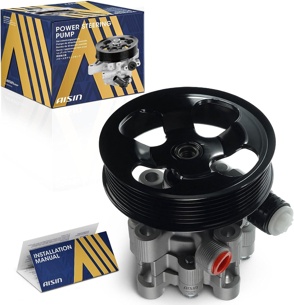 AISIN AFTERMARKET PSPT-00438 Power Steering Pump with Pulley