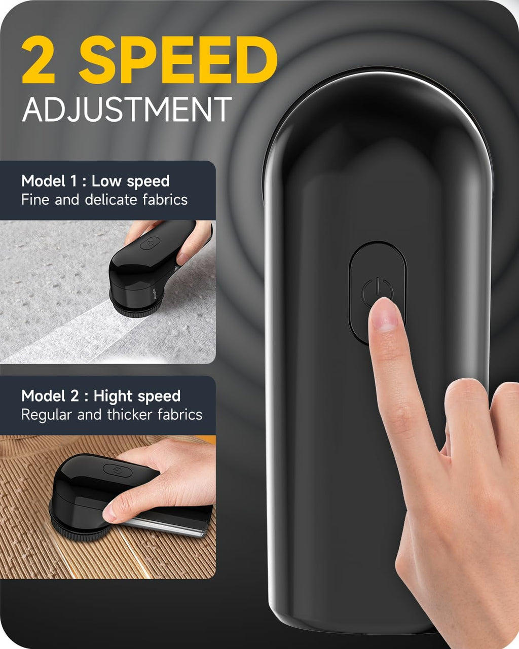 Fabric Shaver Lint Remover, Sweater Shaver to Remove Pilling | Lint Shaver with 2-Speed Power Adjustment, Fuzz Shaver