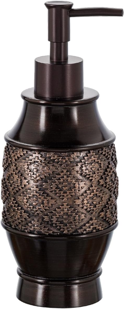 Dublin Brown 4 Piece Bathroom Accessory Set | Includes Soap Dispenser, Toothbrush Holder, Tumbler Cup & Soap Dish