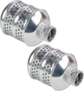 2 Pack Bubbler Sprinkler Heads, Aluminum Diffuser Flood Nozzle for Delicate Watering, Gentle Garden Metal Watering