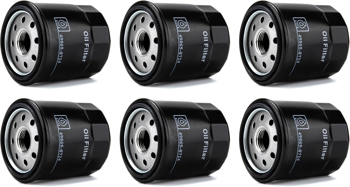 （6 PACK）49065-0724 Oil Filter Replacement for Kawasaki 49065-7010