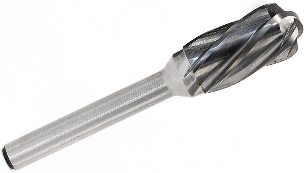 5pcs 1/4"(6.35mm) Shank Carbide Burrs for Aluminum