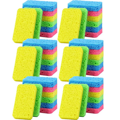 36 - Pack Non-Scratch Scrub Sponges - Sponges for Dishes and Washing Dishes, Cleaning Sponges for Kitchen Home and