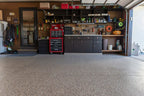 1/4" Decorative Floor Coating Flakes for Epoxy Flooring - Enhance Interior/Exterior Surfaces - Garages, Basements