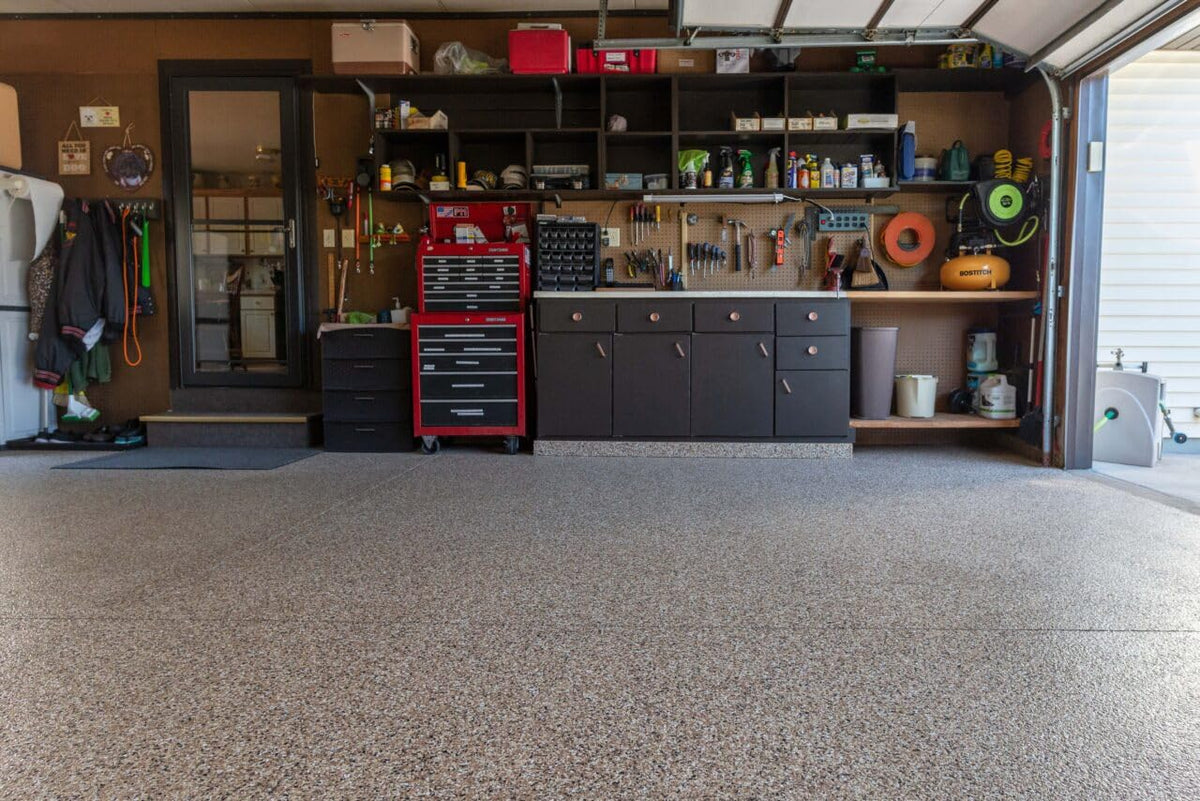 1/4" Decorative Floor Coating Flakes for Epoxy Flooring - Enhance Interior/Exterior Surfaces - Garages, Basements