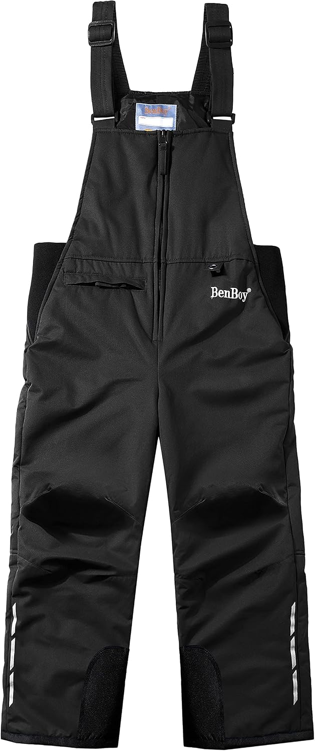 Kids Snow Ski Bib Pants Waterproof Windproof Boys | Girls Outdoor Winter Ripstop Warm Insulated Snowboard Overalls