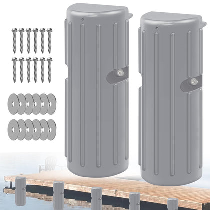 Dock Bumpers Dock Edge, Dock Bumpers Fenders for Edge & Side - Marine Fender Guard - Vertical Dock Protection with