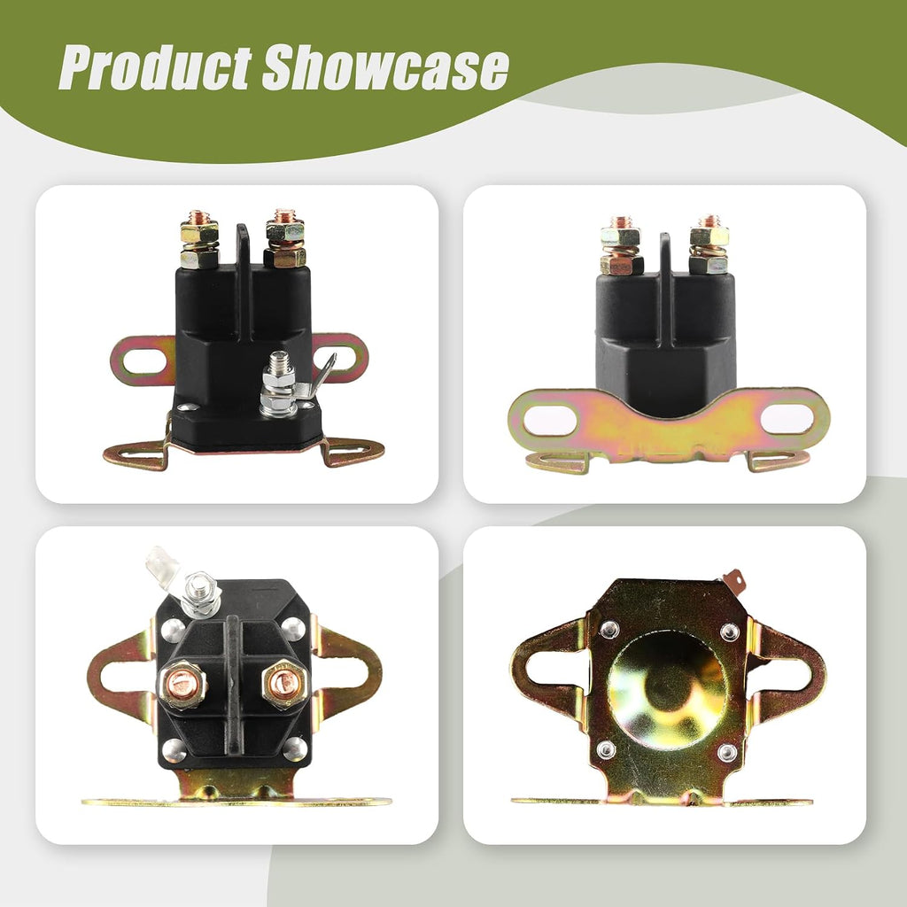12V 3 Terminal 108-5349-00 Starter Solenoid Compatible with Bad Boy Zero-Turn Mowers ZT, CZT, MZ, MTD, Troy-Bilt