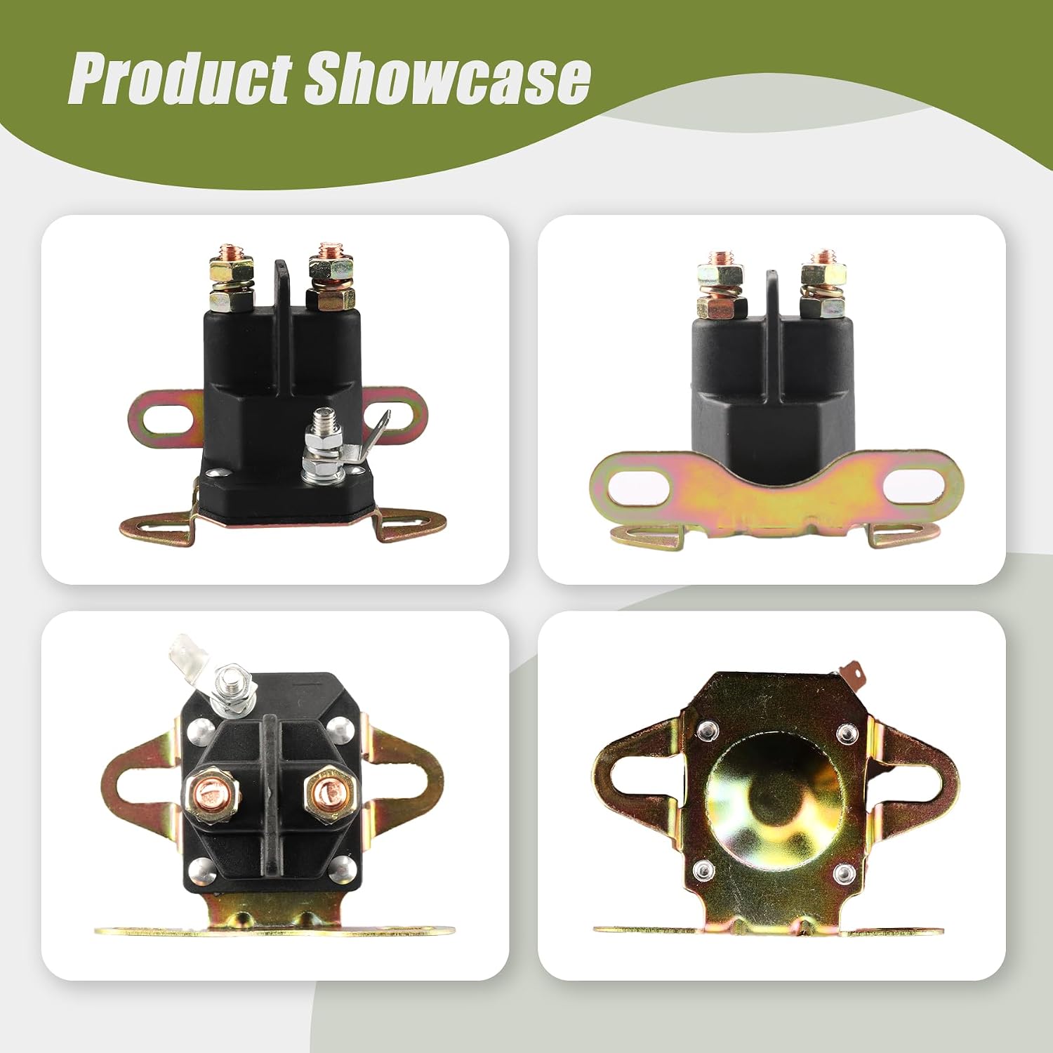 12V 3 Terminal 108-5349-00 Starter Solenoid Compatible with Bad Boy Zero-Turn Mowers ZT, CZT, MZ, MTD, Troy-Bilt