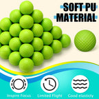 200 Pcs Foam Golf Practice Balls Bulk, Green