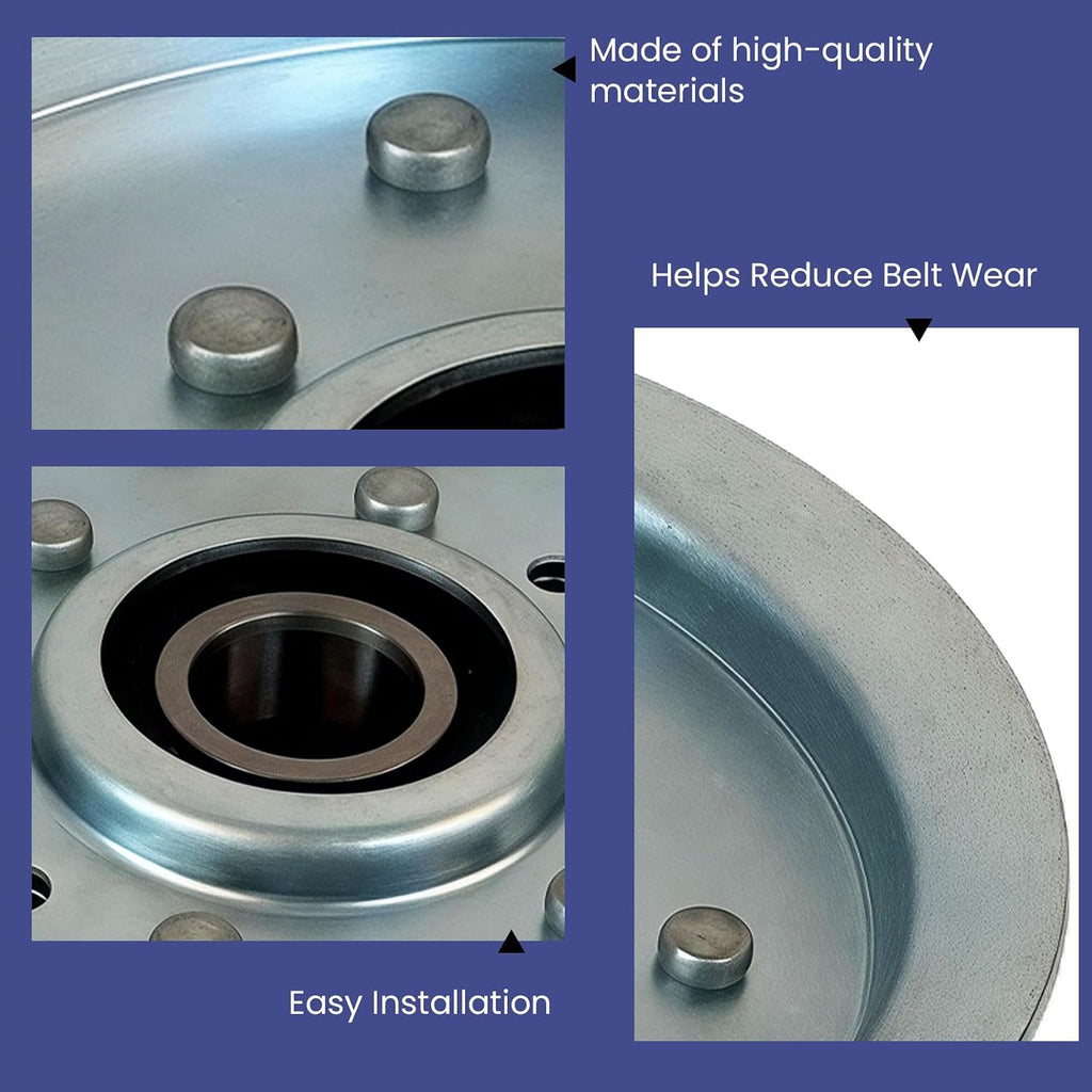 AM135526 Idler Pulley Compatible with John Deere Ztrak Z355E Z245 X310 Z425 | Fits X324 X330 X350 Z435 Z445 Lawn