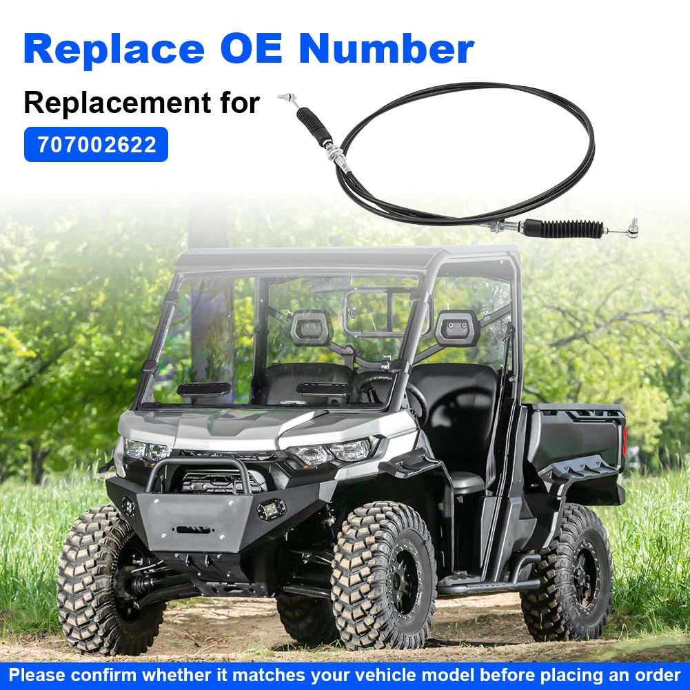 707002622 Gear Shift Cable Compatible with Can-Am Defender Traxter HD5 HD8