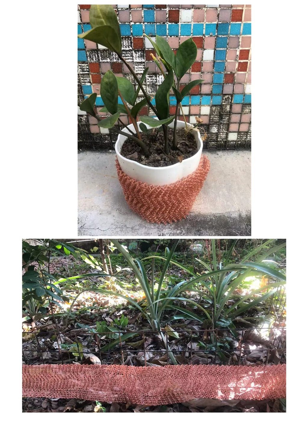 Copper Mesh,Pure Copper Wire Mesh, Hole and Gap Filler | Sturdy and Durable, Suitable for Gardens and Houses, Size
