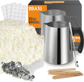 Candle Making kit - 32 OZ/900 ML Pouring Pot, 16 OZ Soy Wax | Candle Making Kit for Home Decor＆Gift,Wax Melting Pot