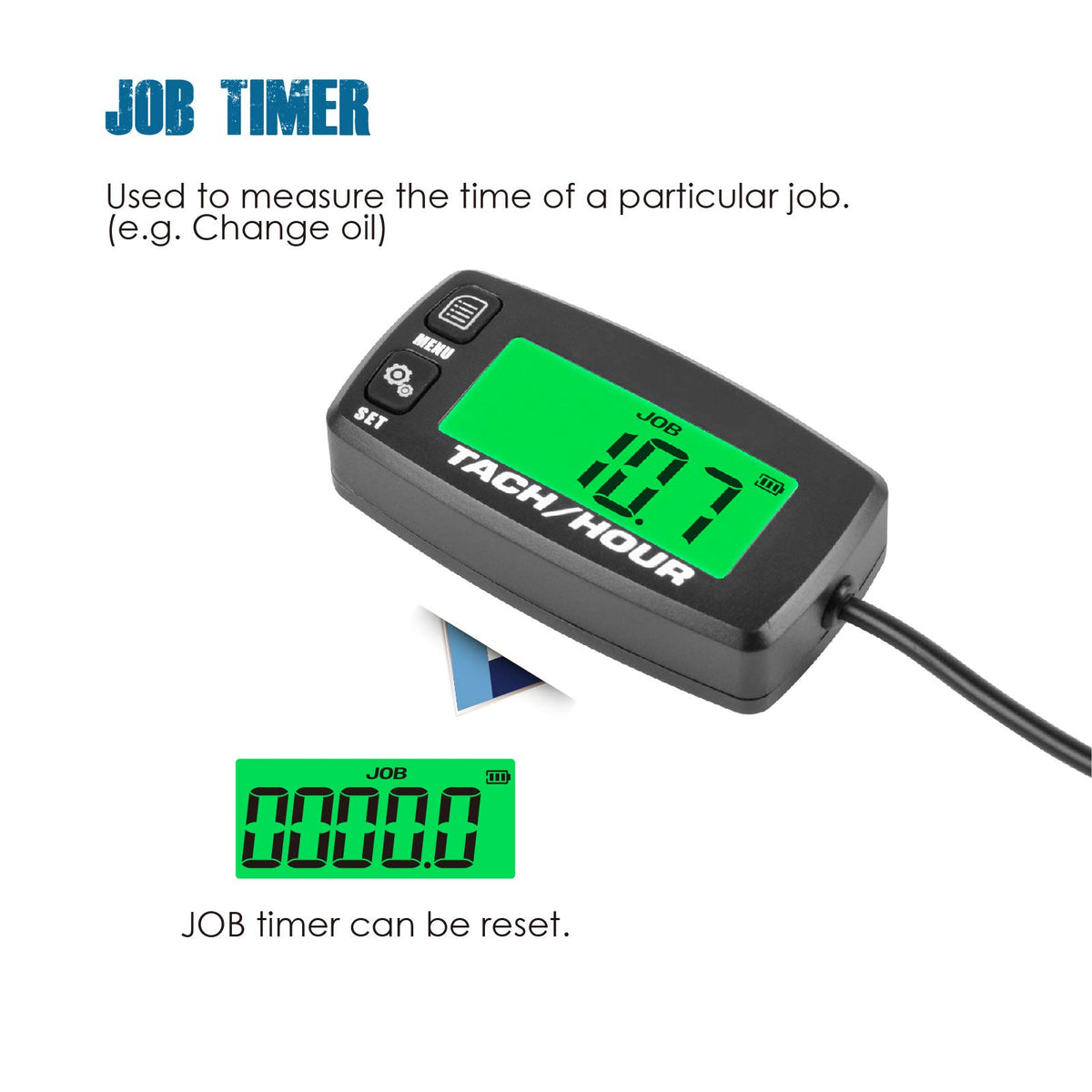 Runleader Digital Maintenance Tach/Hour Meter RL-HM032A