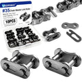 10Pcs #35 Chain Master Link Roller Connector Kit