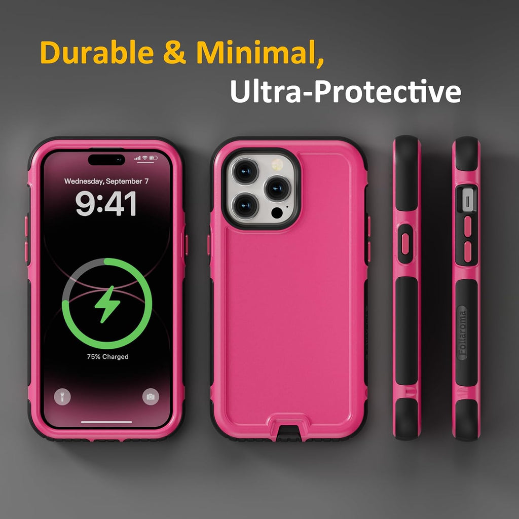 for iPhone 14 Pro Max Case, Compatible with MagSafe, Heavy Duty Shockproof Protective Phone Case, Anti-Drop