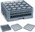 Commercial Glass Rack, 3 Pack 25 Compartment Dishwasher Rack