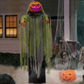 6 Ft Animated Halloween Root of Evil Prop, Halloween Decorations Outdoor | Spooky Sound & Touch Activated Motion