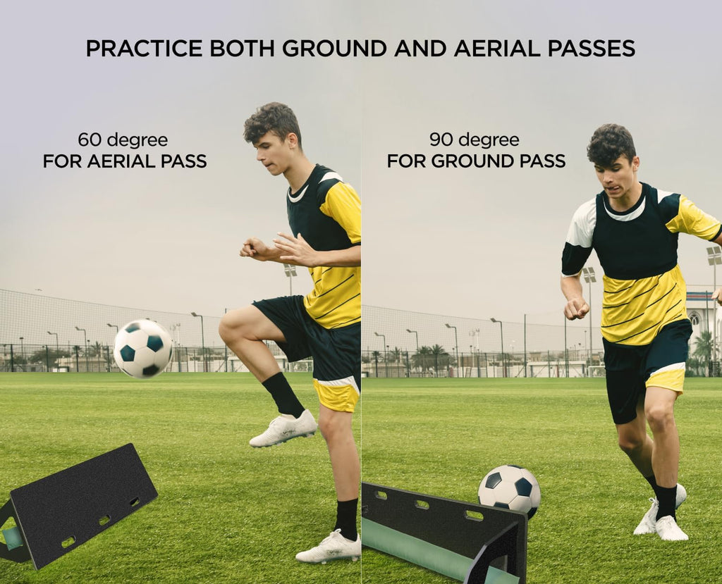 Soccer Rebounder Board Soccer Wall Passing Board Spot Kick Back Trainer