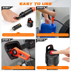 MANPICTE Portable Fuel Transfer Pump,Battery Powered,3.0 GPM Flow