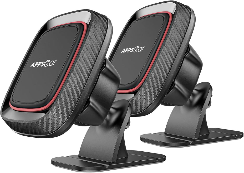 [2 Pack] Magnetic Phone Holder for Car, APPS2Car Dashboard Magnetic Car Phone Holder Mount with Strong VHB Adhesive