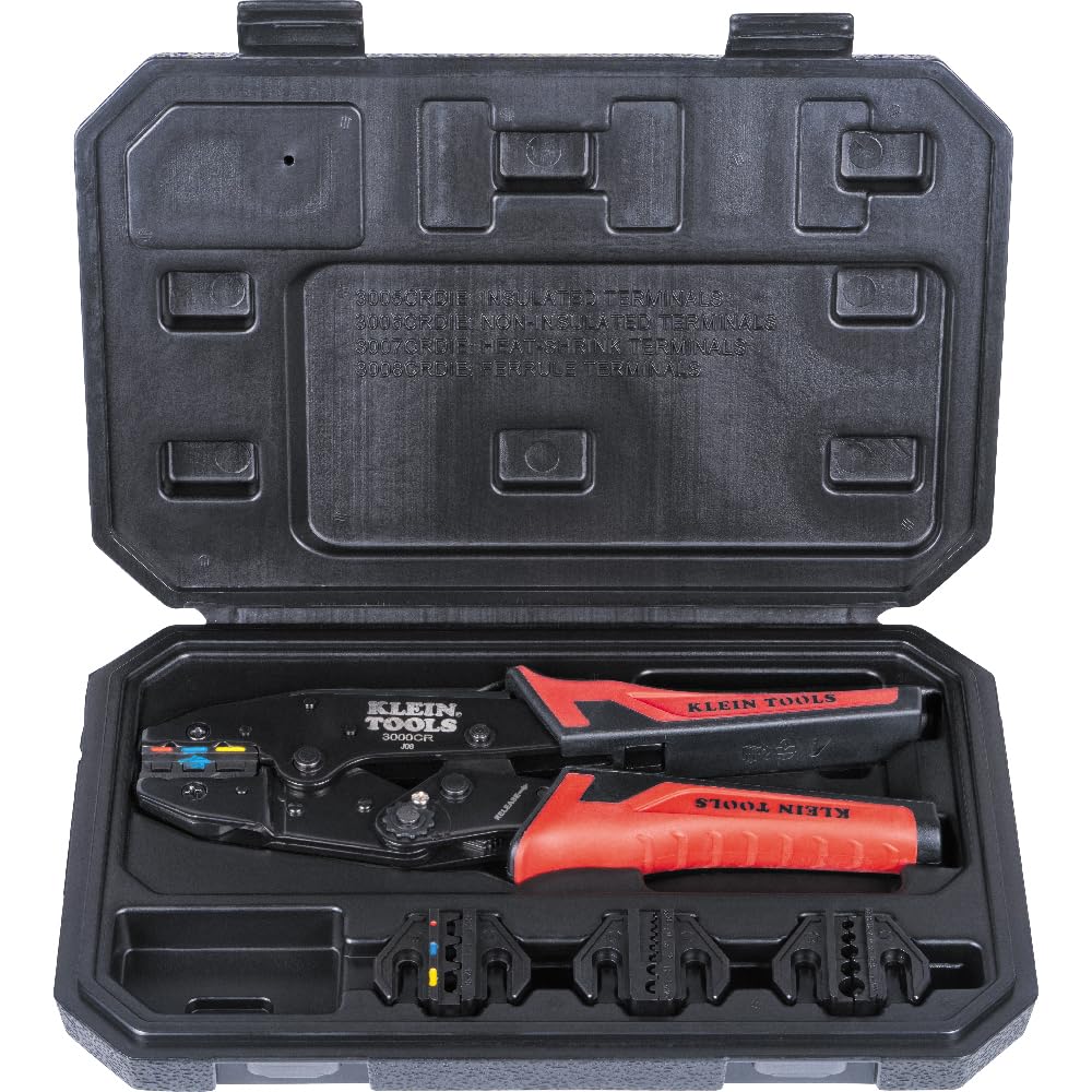 Klein Tools 3000CRKIT 5-Piece Ratchet Crimping Tool Set
