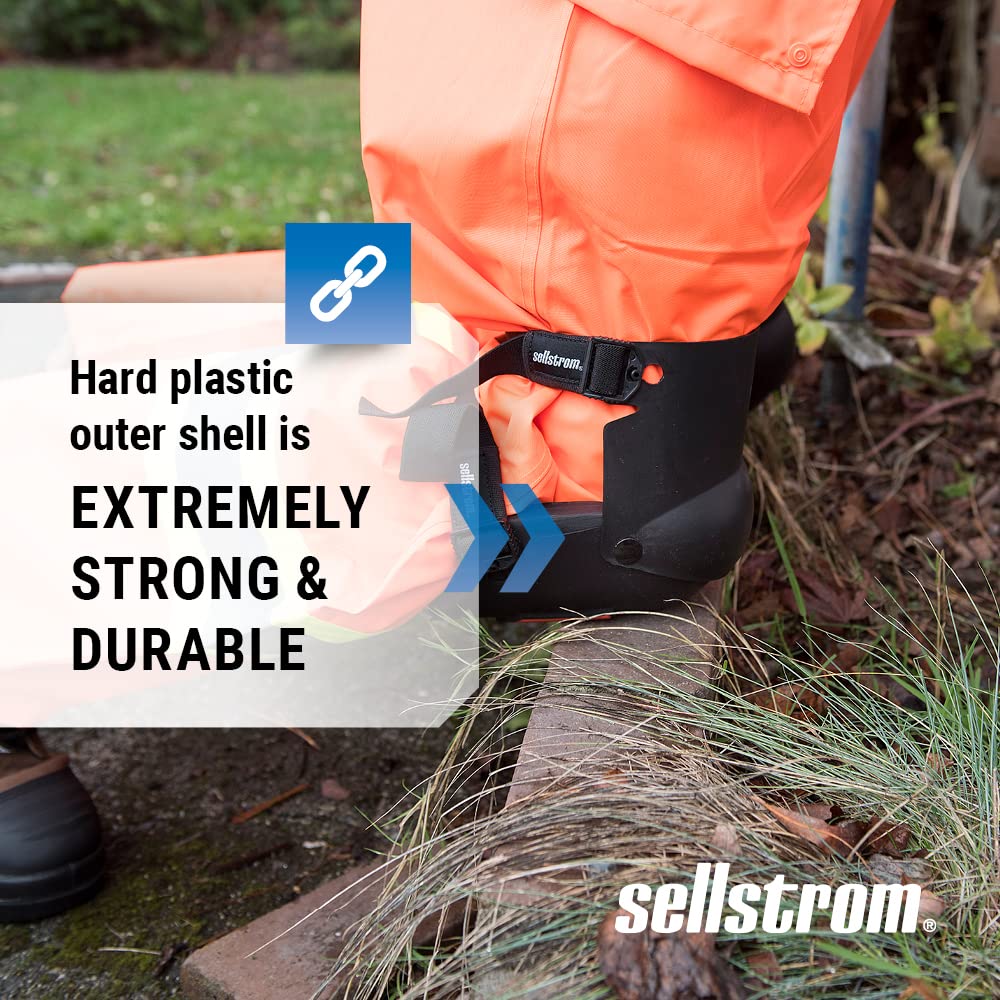 Ultra Flex Hybrid KneePro Knee Pads with Built-In Gel Pads - for Construction, Gardening, Roofing, Work, Flooring